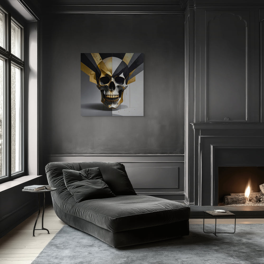 ICON IV statement piece op Silver Plated Mirror in luxe interieur